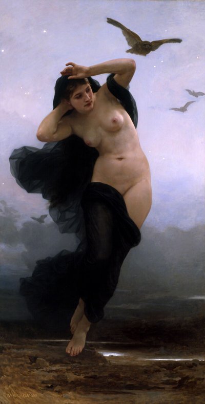 Die Nacht von William Adolphe Bouguereau