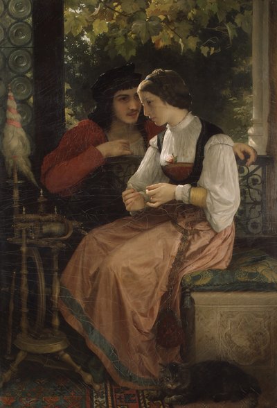 Der Antrag, 1872 von William Adolphe Bouguereau
