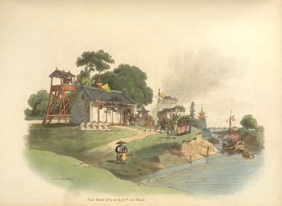 Eine Militärstation von William Alexander