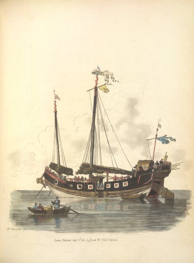 Ein Kriegsschiff von William Alexander
