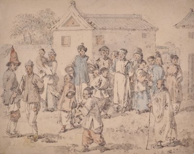Gruppe von Chinesen von William Alexander