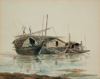 Orientalische Hausboote von William Alexander