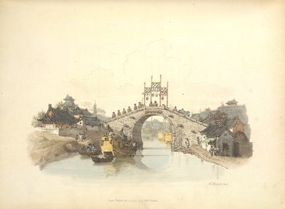 Ansicht einer Brücke von William Alexander