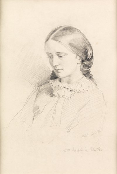 Josephine Butler, frühe feministische Aktivistin, 1856 von William Bell Scott