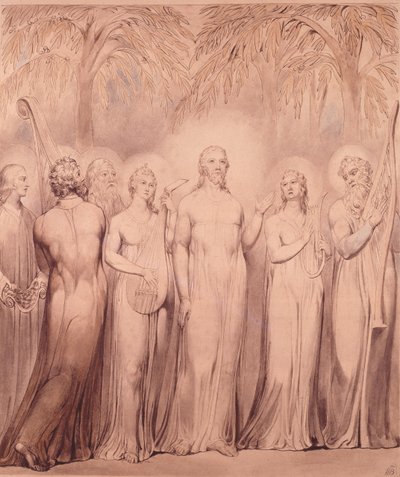Hymne von Christus und den Aposteln von William Blake