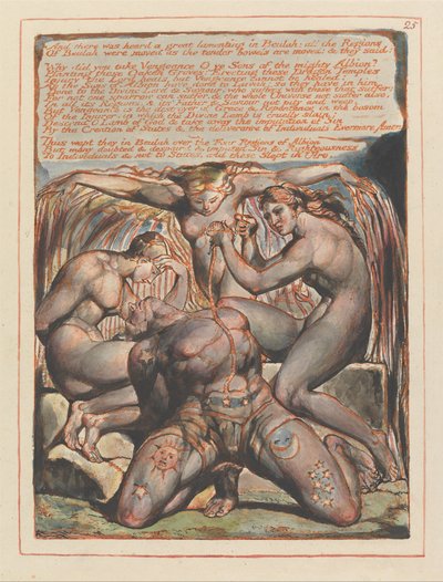 Jerusalem, Tafel 25, Und es war zu hören.... von William Blake