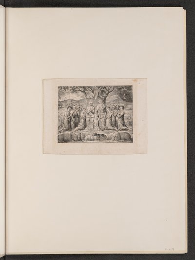 Hiob und seine Familie von William Blake