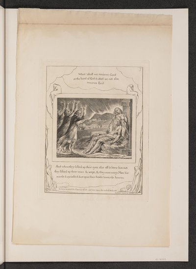 Hiobs Tröster von William Blake