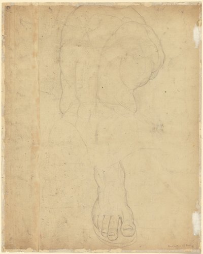 Der Belvedere Torso [verso] von William Blake