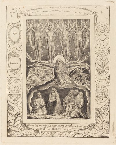Die Schöpfung von William Blake