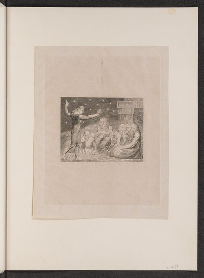 Der Zorn Elihus von William Blake