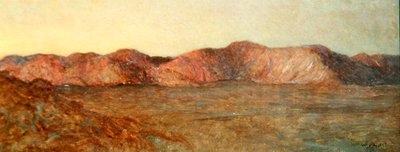 Wüste von El Kab, Abenddämmerung von William Blake Richmond