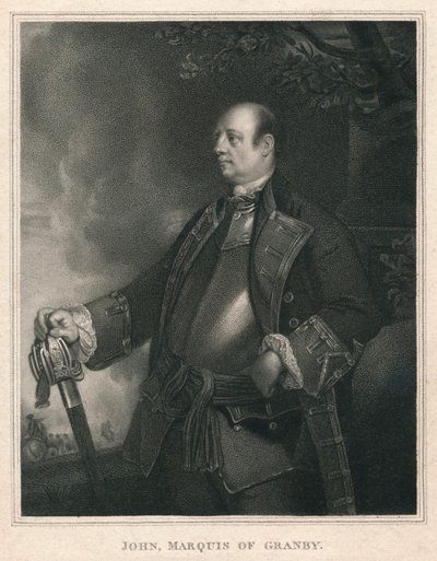 John, Marquis von Granby, ca. 1758-1760, 1810 von William Bond