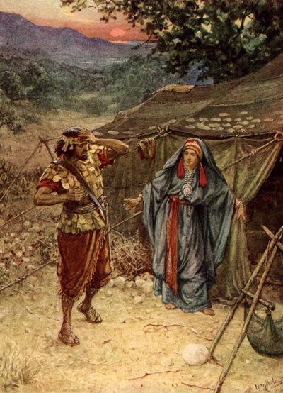 Jael und Sisera - Bibel von William Brassey Hole