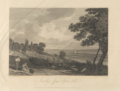 Newbury von Speen Hill von William Byrne