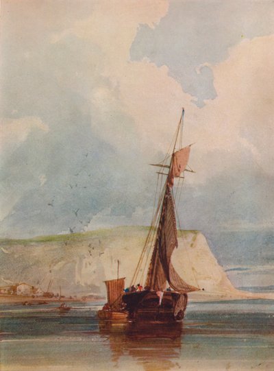 Fischerboote am Kap von William Callow