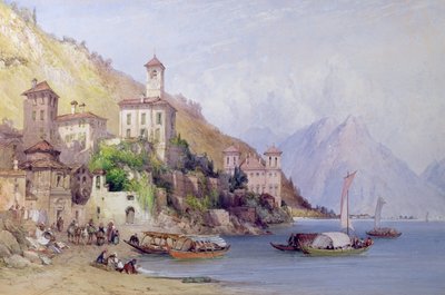Gravedona, Comer See, 1895 von William Callow