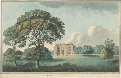 Wrottesley Hall: Gemälde, nd [1796-1839] von William Carter