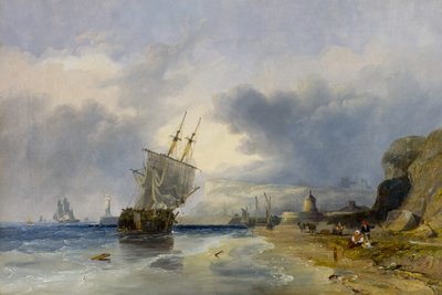 Whitby vom Norden von Clarkson Frederick Stanfield