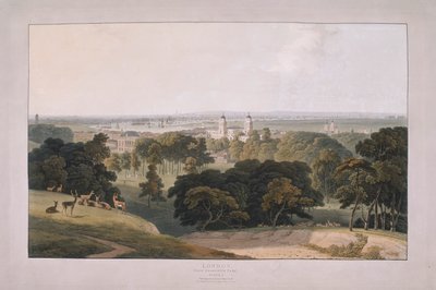 Greenwich Park, London, 1804 von William Daniell