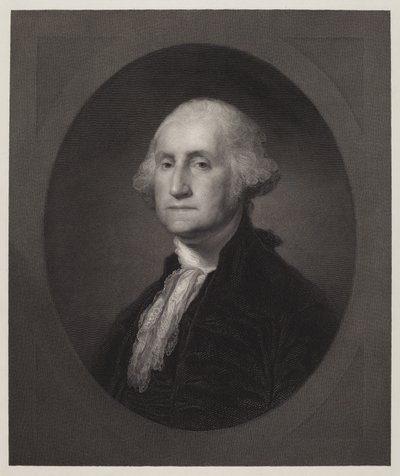 George Washington von William Edgar Marshall after Gilbert Stuart