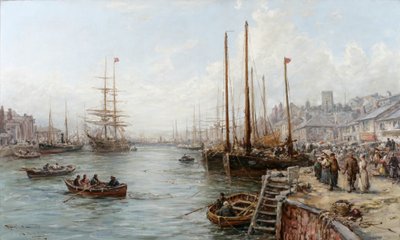 Douglas Hafen, Isle of Man von William Edward Webb