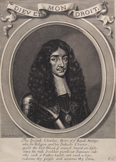 König Karl II., 1660-70 von William Faithorne