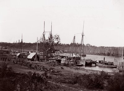 Broadway Landing, Appomattox River von William Frank Browne