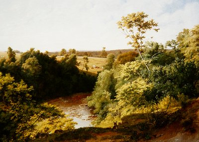 Ein Flussufer / An der Greta von William Frederick Witherington