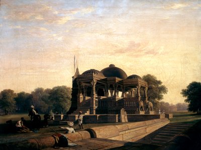 Alter Tempel in Hulwud, 1826 von William Frederick Witherington