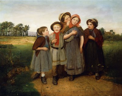 Das Geheimnis, 1855 von William Frederick Witherington
