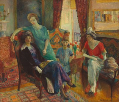 Familiengruppe von William Glackens