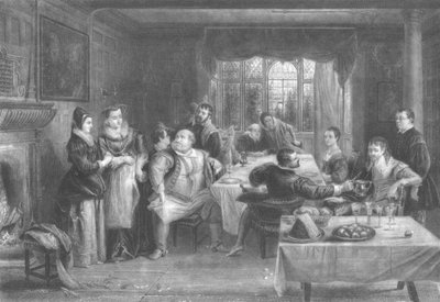 Falstaff und seine Freunde, 1868 von William Greatbach