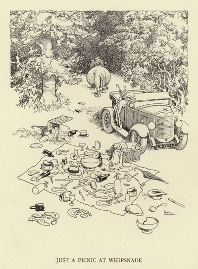 Nur ein Picknick in Whipsnade von William Heath Robinson