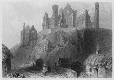 Rock of Cashel von William Henry (after) Bartlett