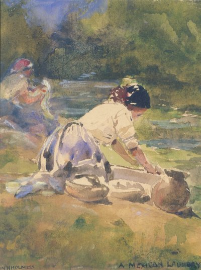 Eine mexikanische Wäscherei von William Henry Holmes