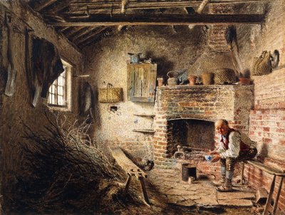Das Frühstück der Holzfäller, ca. 1832-1834 von William Henry Hunt