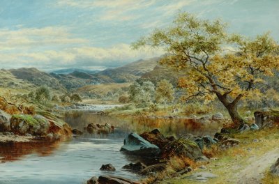 Das Lledr-Tal, Capel Curig von William Henry Mander