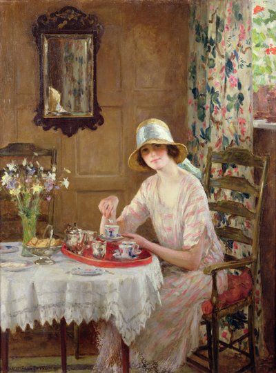 Nachmittagstee von William Henry Margetson