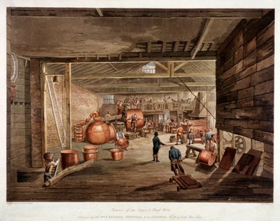 Shoe Lane, London, ca. 1806 von William Henry Pyne
