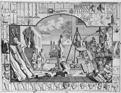 Analyse der Schönheit, Platte 1, 1753 von William Hogarth