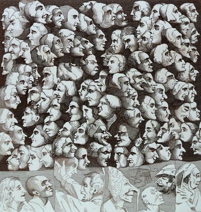 Charaktere von William Hogarth