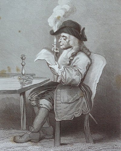 Gravur mit dem Titel 
