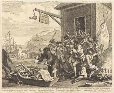 Frankreich von William Hogarth