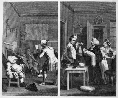 Frontispiz zu Tristram Shandy von William Hogarth