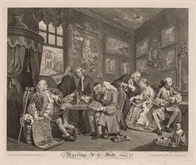 Heirat à la Mode von William Hogarth