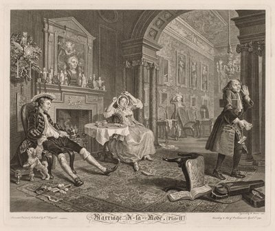 Heirat à la Mode: Platte II von William Hogarth