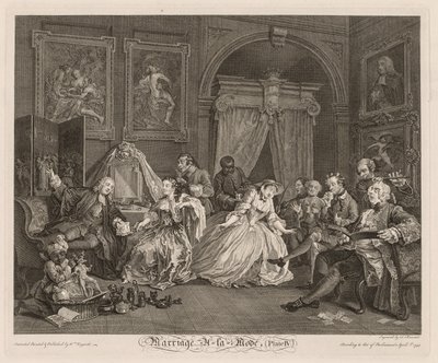 Marriage à la Mode: Die Toilettenszene, 1745 von William Hogarth