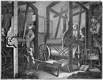 TEXTILFABRIK von William Hogarth