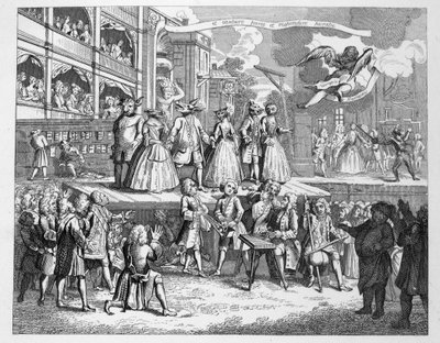 Die Bettleroper parodiert von William Hogarth
